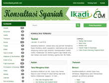 Tablet Screenshot of konsultasisyariah.net
