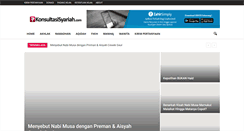 Desktop Screenshot of konsultasisyariah.com